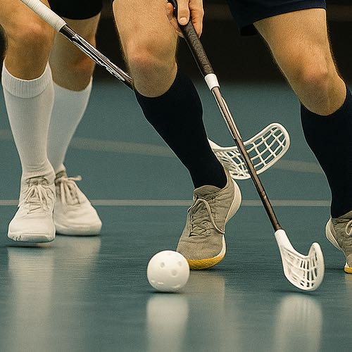 Spelar innebandy