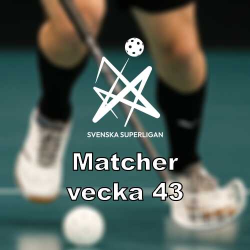 Vecka 43 i ssl herrar omgang 7 med toppmote och bottenmote