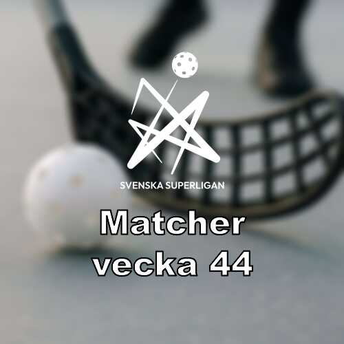 Vecka 44 i ssl damer omgang 7 och dubbelmote i umea