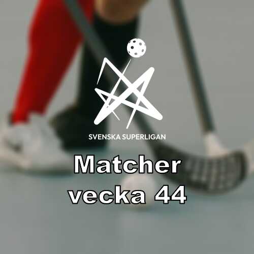 Vecka 44 i ssl herrar omgang 7 inleder omgang 8 avslutar